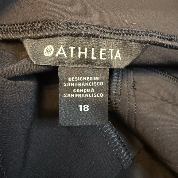 Athleta Size 18 Endless High Rise Pant Black Prima Stretch Straight Leg #53363 - Picture 12 of 16